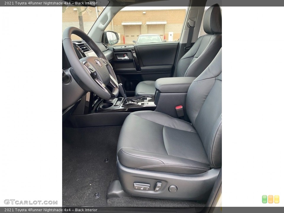 Black Interior Front Seat for the 2021 Toyota 4Runner Nightshade 4x4 #140794525