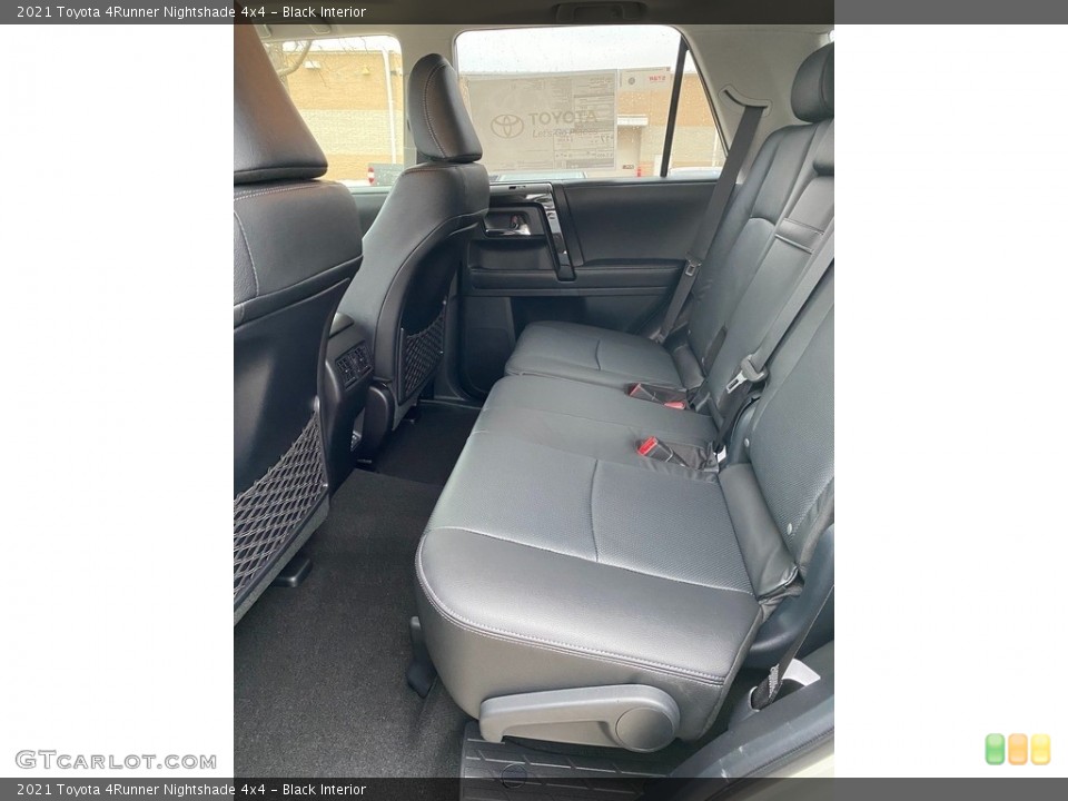 Black Interior Rear Seat for the 2021 Toyota 4Runner Nightshade 4x4 #140794544