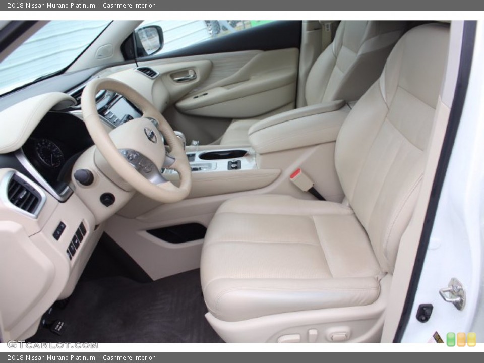 Cashmere Interior Front Seat for the 2018 Nissan Murano Platinum #140799368