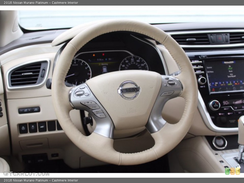 Cashmere Interior Steering Wheel for the 2018 Nissan Murano Platinum #140799575