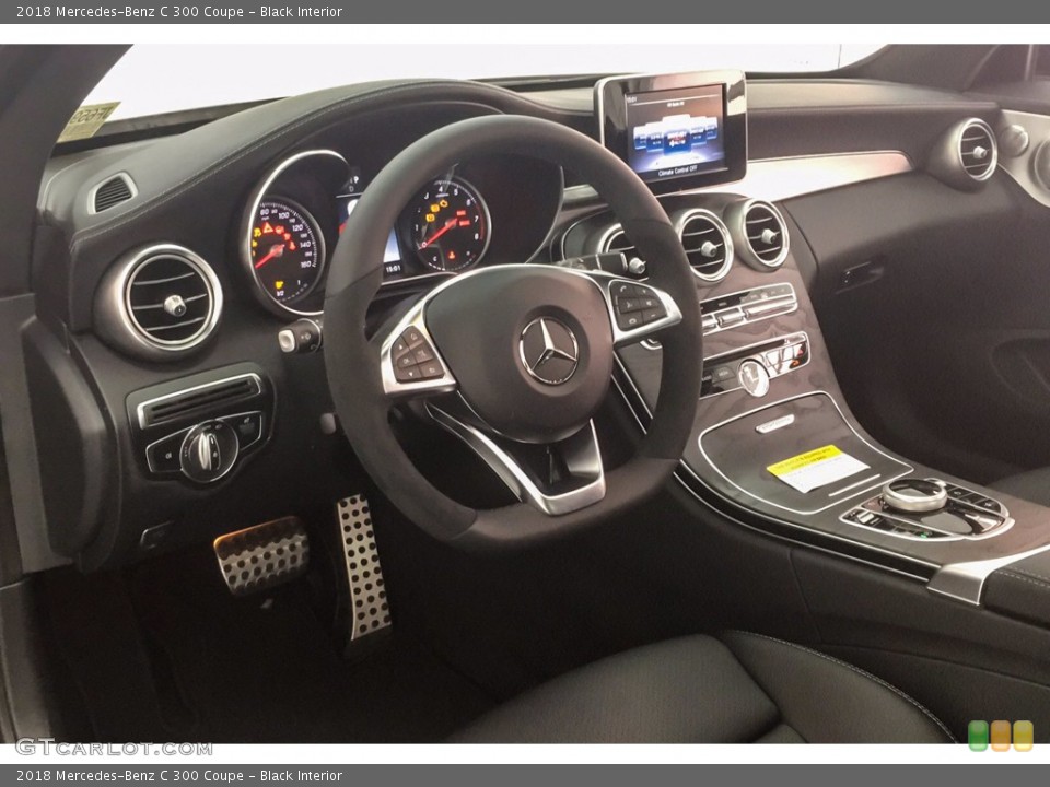 Black Interior Dashboard for the 2018 Mercedes-Benz C 300 Coupe #140803751