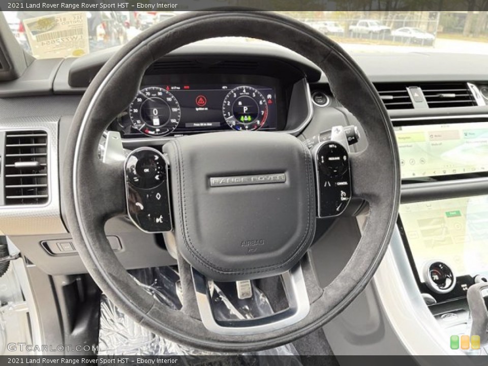 Ebony Interior Steering Wheel for the 2021 Land Rover Range Rover Sport HST #140803781
