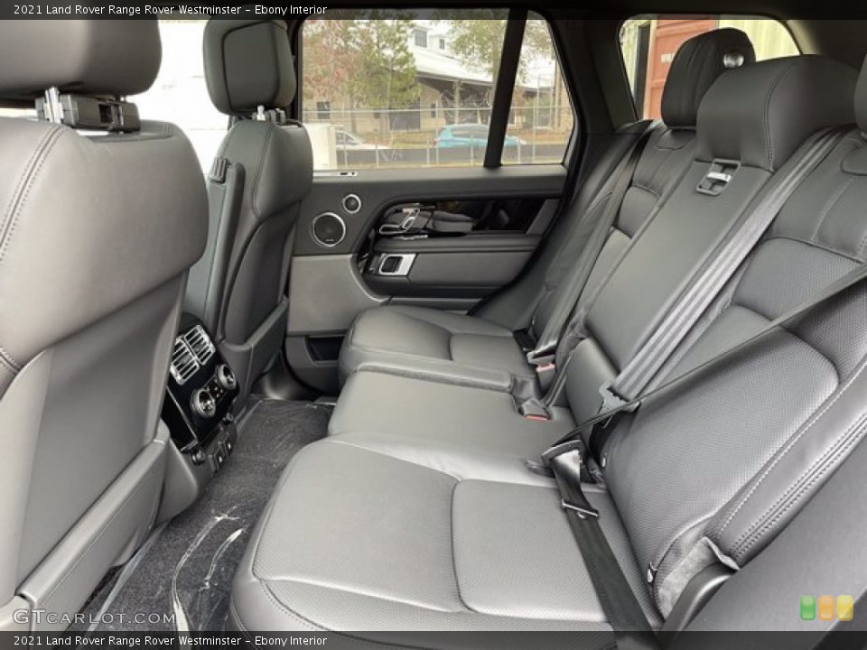 Ebony Interior Rear Seat for the 2021 Land Rover Range Rover Westminster #140804072