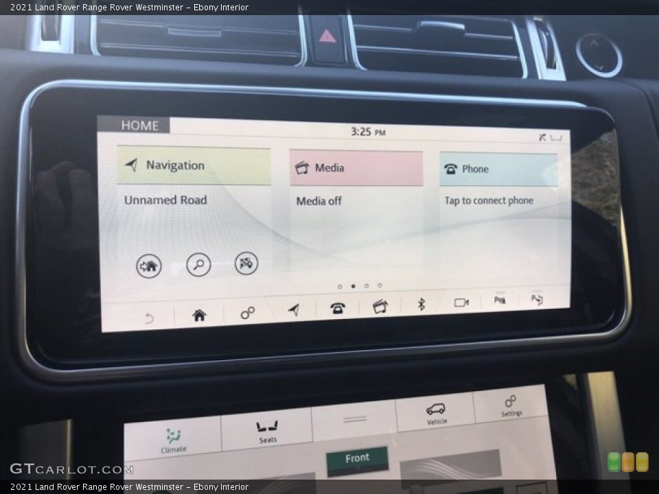 Ebony Interior Controls for the 2021 Land Rover Range Rover Westminster #140804222