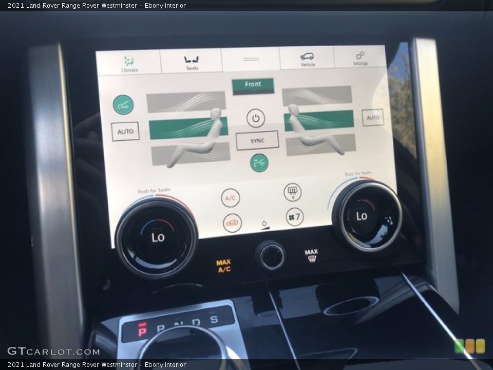 Ebony Interior Controls for the 2021 Land Rover Range Rover Westminster #140804231