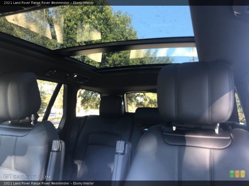 Ebony Interior Sunroof for the 2021 Land Rover Range Rover Westminster #140804243