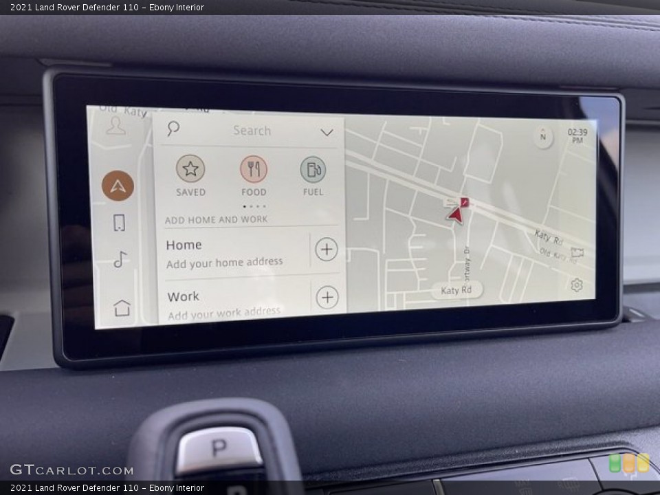Ebony Interior Navigation for the 2021 Land Rover Defender 110 #140804324