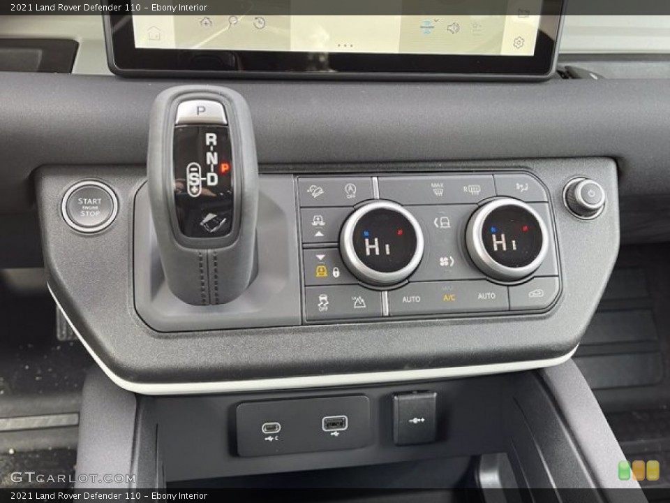 Ebony Interior Controls for the 2021 Land Rover Defender 110 #140804333