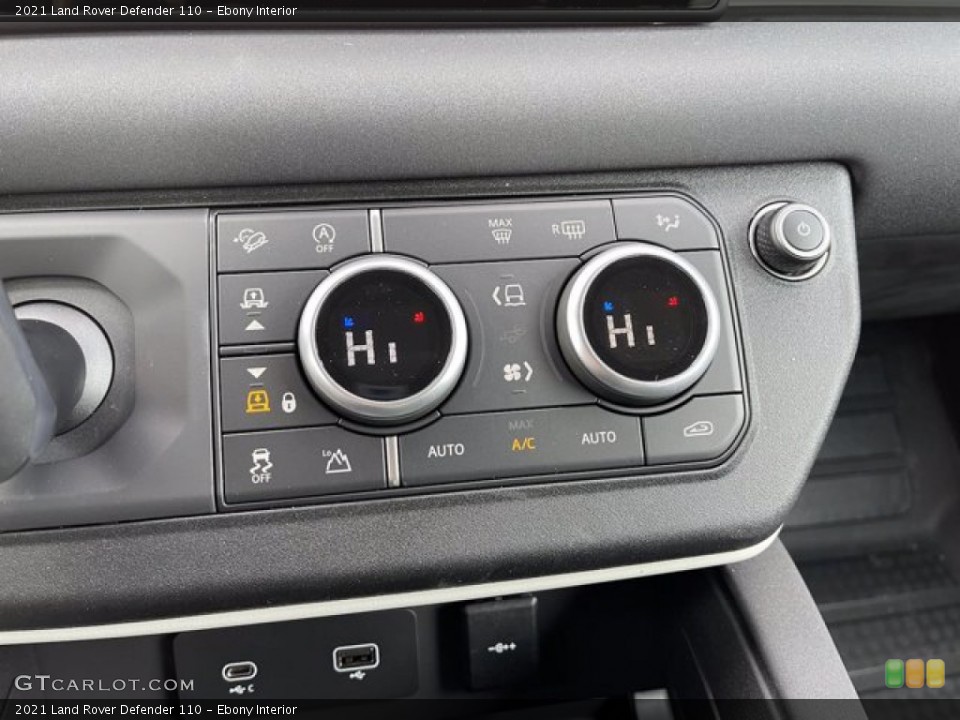 Ebony Interior Controls for the 2021 Land Rover Defender 110 #140804342