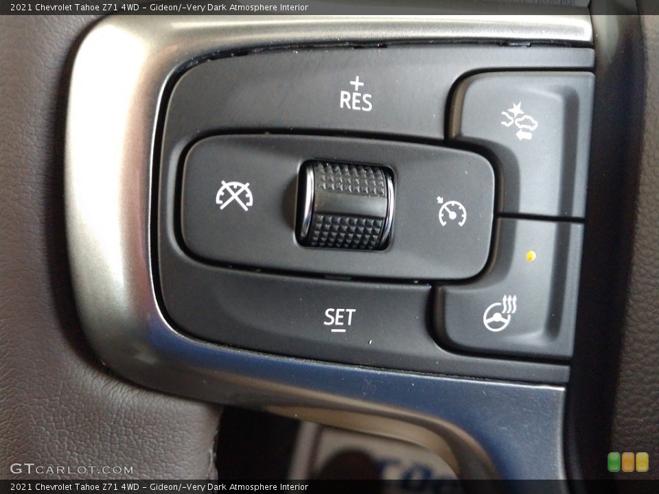 Gideon/­Very Dark Atmosphere Interior Steering Wheel for the 2021 Chevrolet Tahoe Z71 4WD #140805596