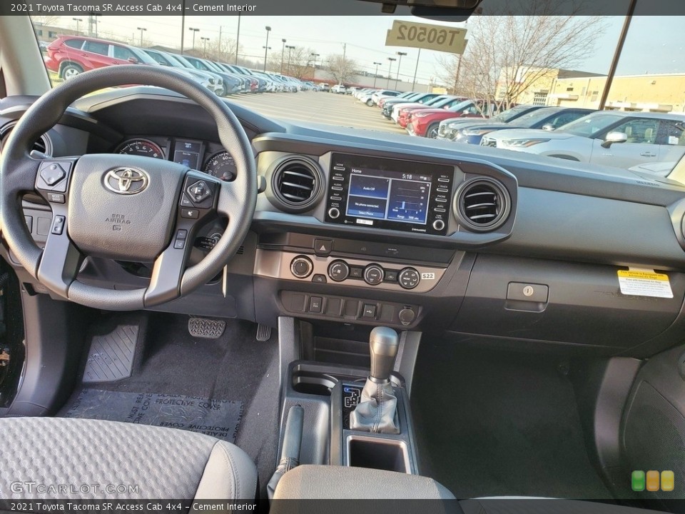 Cement Interior Dashboard for the 2021 Toyota Tacoma SR Access Cab 4x4 #140807231