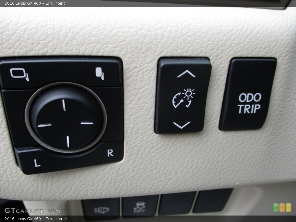 Ecru Interior Controls for the 2016 Lexus GX 460 #140808044