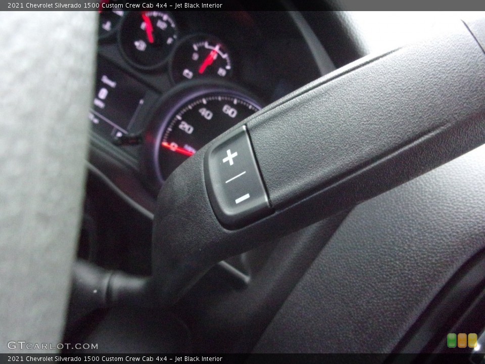 Jet Black Interior Transmission for the 2021 Chevrolet Silverado 1500 Custom Crew Cab 4x4 #140808062