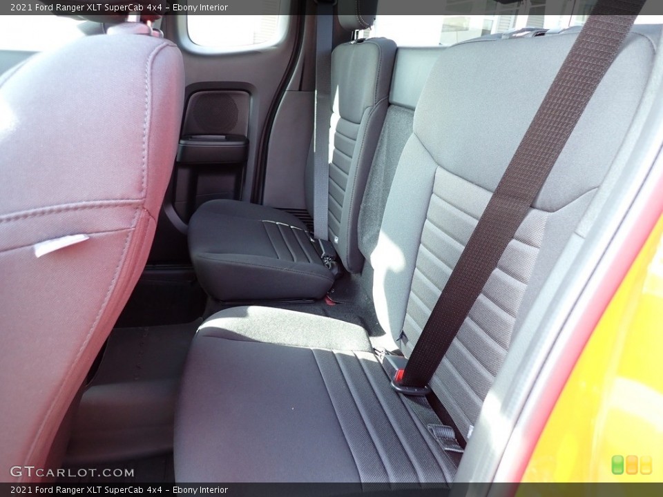 Ebony Interior Rear Seat for the 2021 Ford Ranger XLT SuperCab 4x4 #140808479