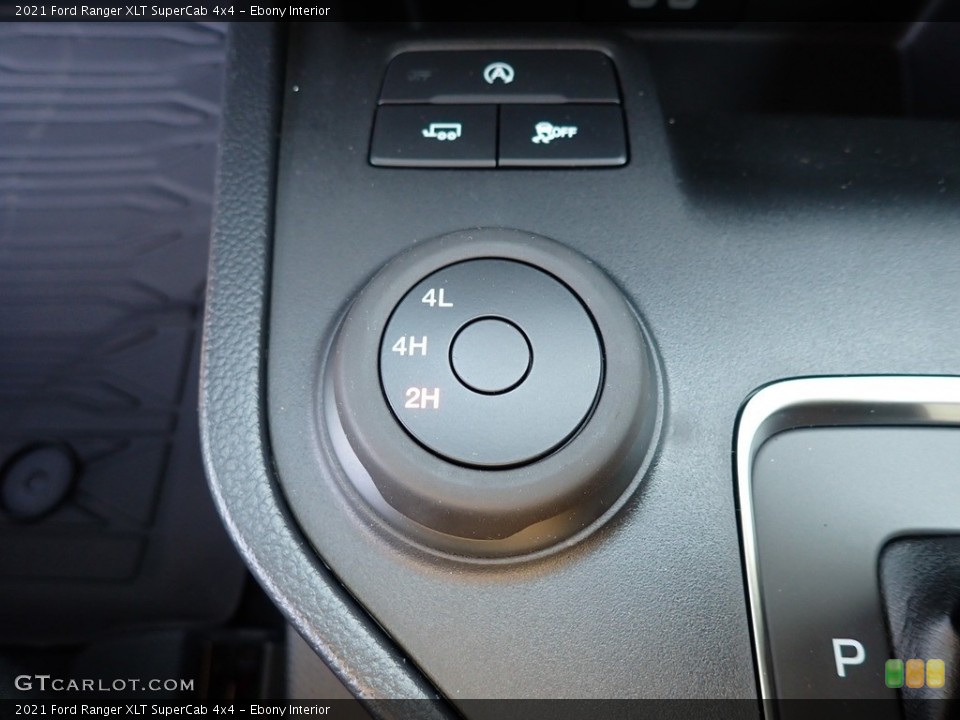 Ebony Interior Controls for the 2021 Ford Ranger XLT SuperCab 4x4 #140808584