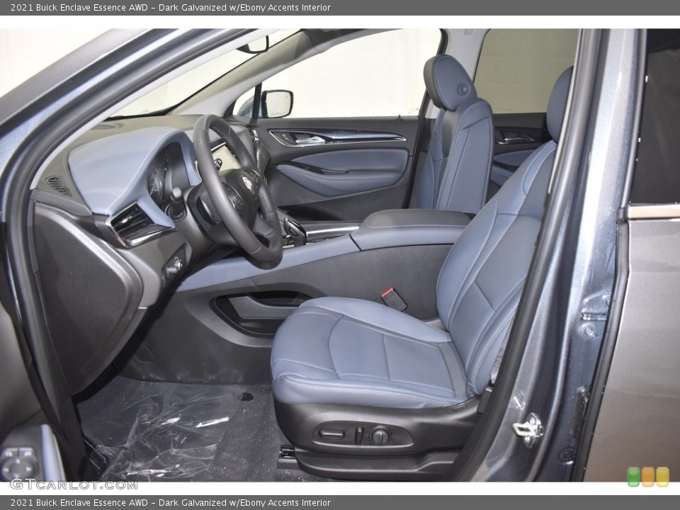 Dark Galvanized w/Ebony Accents 2021 Buick Enclave Interiors