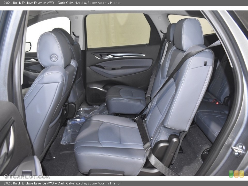 Dark Galvanized w/Ebony Accents Interior Rear Seat for the 2021 Buick Enclave Essence AWD #140809196