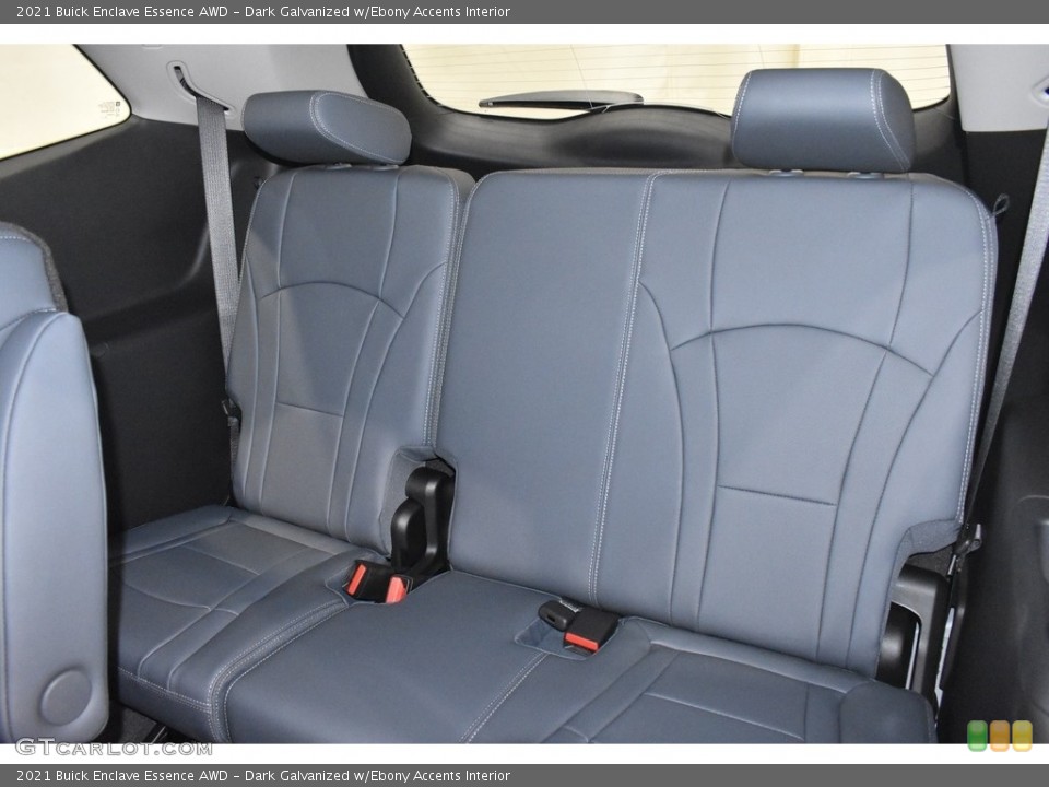 Dark Galvanized w/Ebony Accents Interior Rear Seat for the 2021 Buick Enclave Essence AWD #140809217