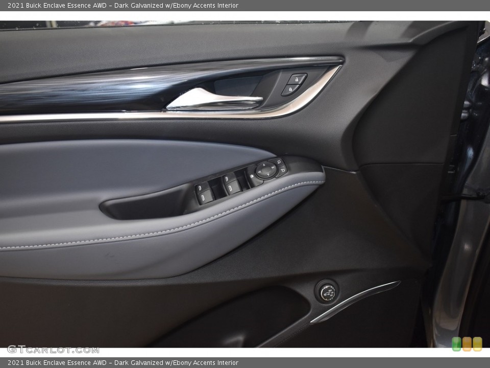 Dark Galvanized w/Ebony Accents Interior Door Panel for the 2021 Buick Enclave Essence AWD #140809241