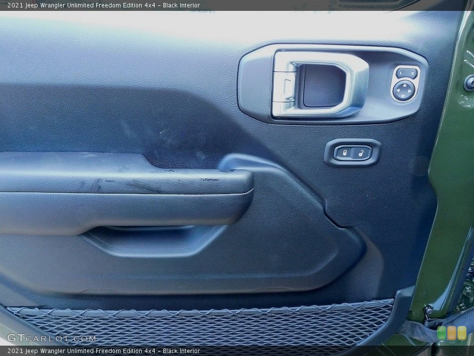 Black Interior Door Panel for the 2021 Jeep Wrangler Unlimited Freedom Edition 4x4 #140810450