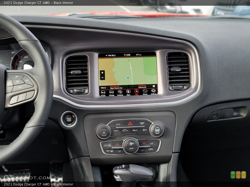 Black Interior Controls for the 2021 Dodge Charger GT AWD #140815244
