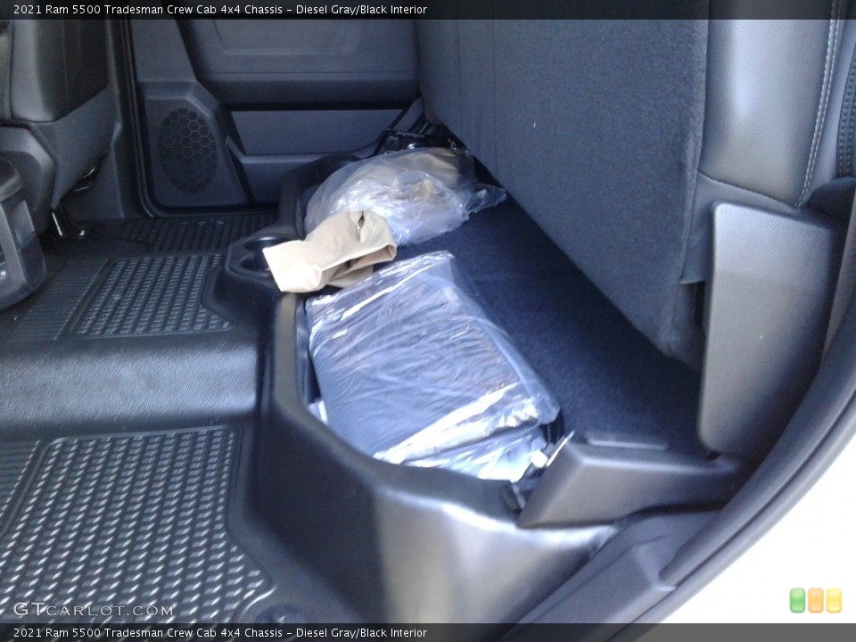 Diesel Gray/Black Interior Rear Seat for the 2021 Ram 5500 Tradesman Crew Cab 4x4 Chassis #140815640
