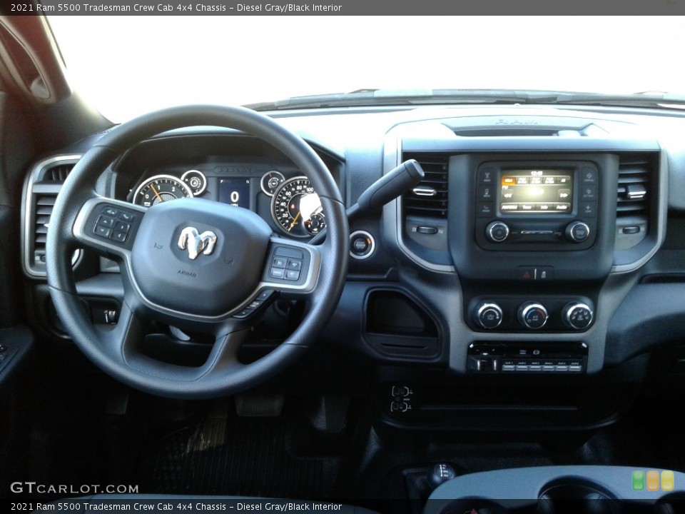 Diesel Gray/Black Interior Dashboard for the 2021 Ram 5500 Tradesman Crew Cab 4x4 Chassis #140815664