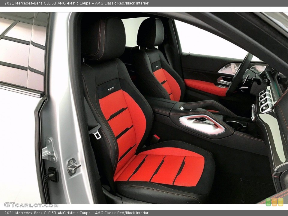 AMG Classic Red/Black Interior Front Seat for the 2021 Mercedes-Benz GLE 53 AMG 4Matic Coupe #140816828