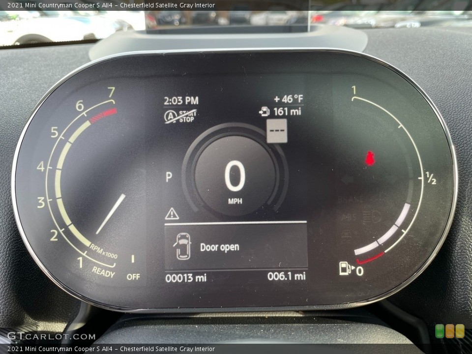 Chesterfield Satellite Gray Interior Gauges for the 2021 Mini Countryman Cooper S All4 #140817101