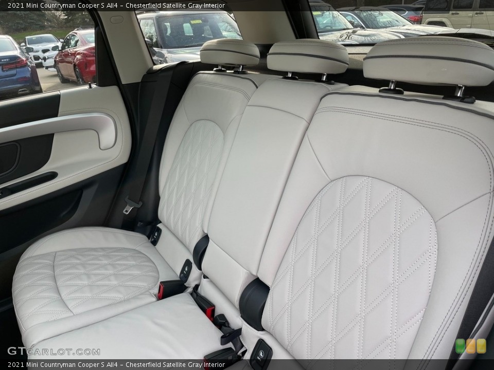 Chesterfield Satellite Gray Interior Rear Seat for the 2021 Mini Countryman Cooper S All4 #140817125