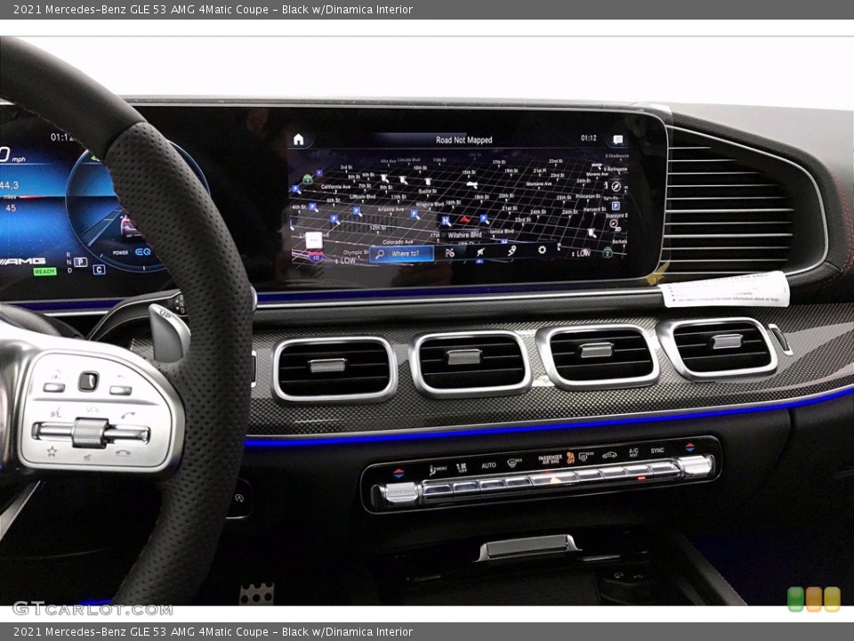 Black w/Dinamica Interior Navigation for the 2021 Mercedes-Benz GLE 53 AMG 4Matic Coupe #140817167