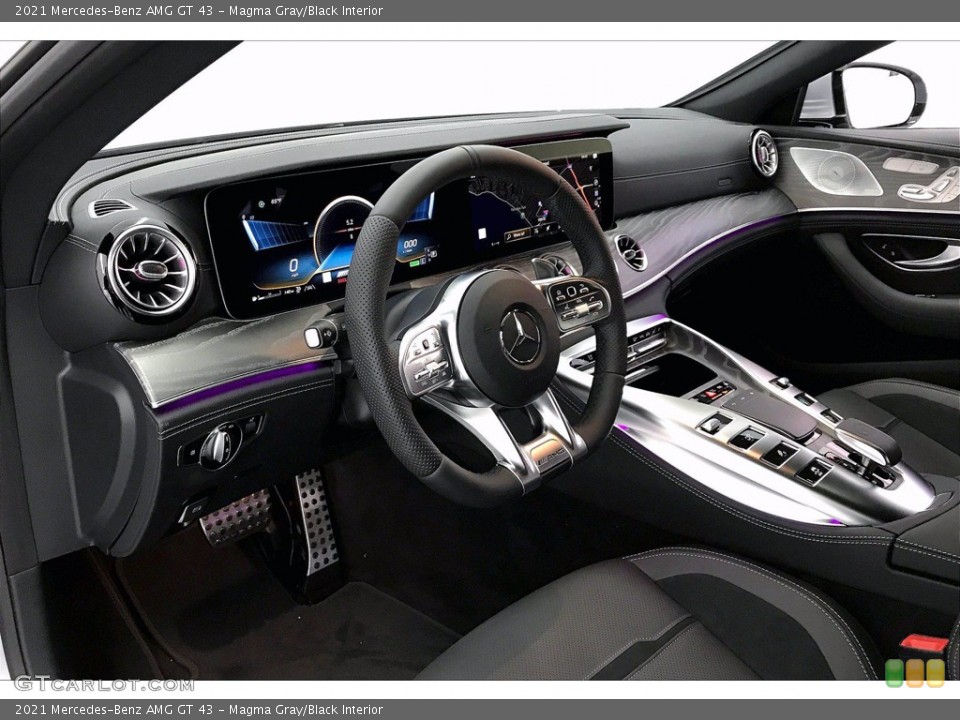 Magma Gray/Black Interior Dashboard for the 2021 Mercedes-Benz AMG GT 43 #140817434