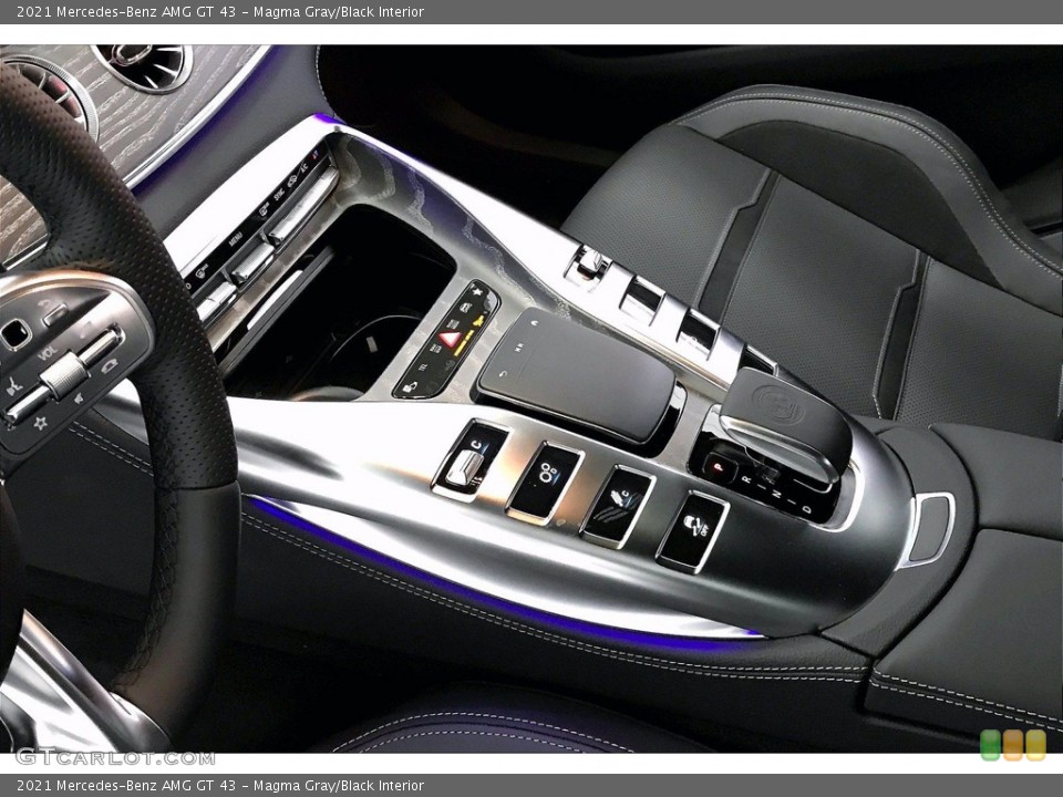 Magma Gray/Black Interior Controls for the 2021 Mercedes-Benz AMG GT 43 #140817515