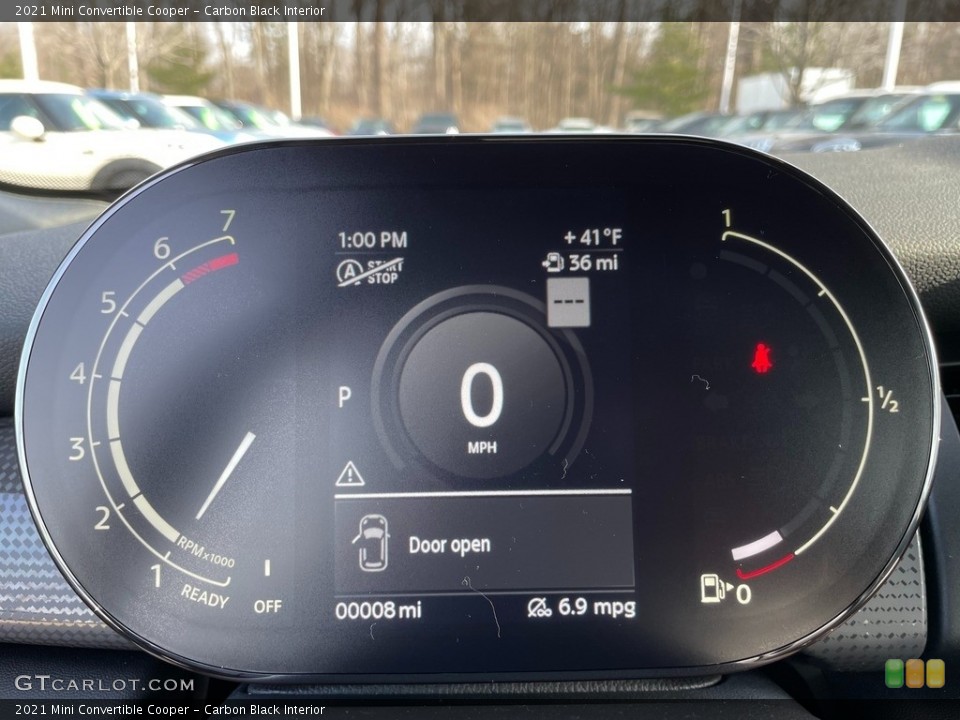 Carbon Black Interior Gauges for the 2021 Mini Convertible Cooper #140818205