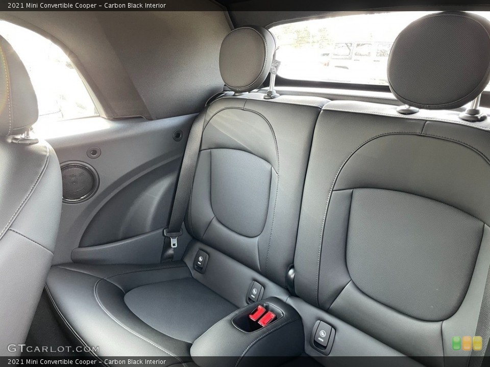 Carbon Black Interior Rear Seat for the 2021 Mini Convertible Cooper #140818235