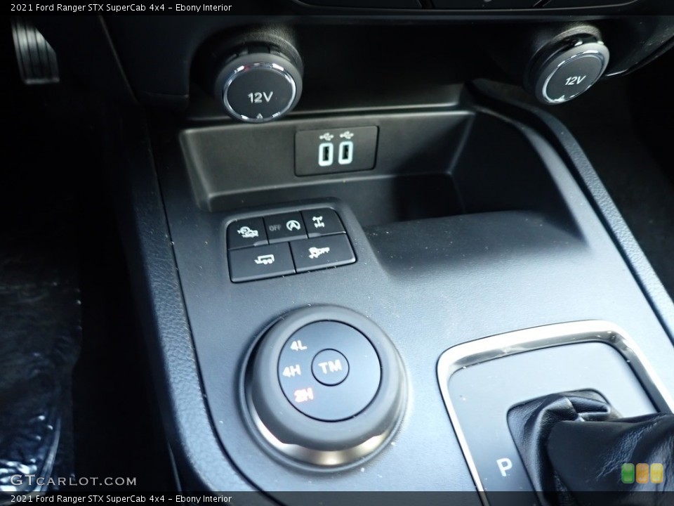 Ebony Interior Controls for the 2021 Ford Ranger STX SuperCab 4x4 #140818448