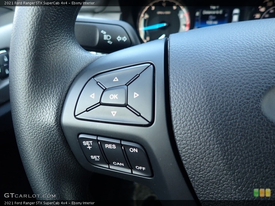 Ebony Interior Steering Wheel for the 2021 Ford Ranger STX SuperCab 4x4 #140818499