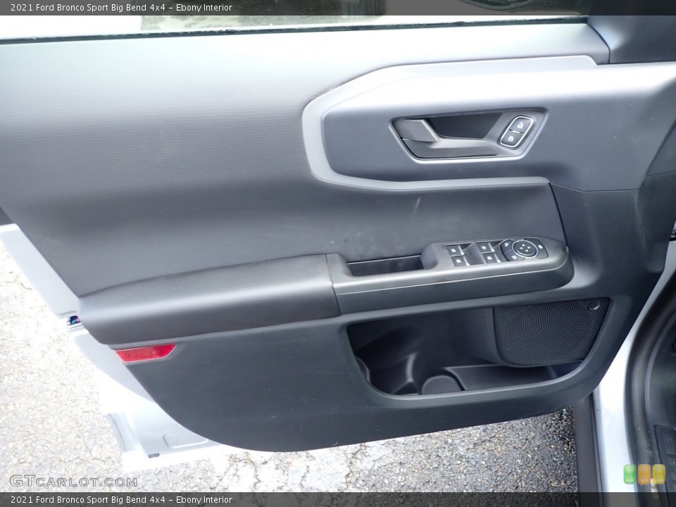 Ebony Interior Door Panel for the 2021 Ford Bronco Sport Big Bend 4x4 #140819381