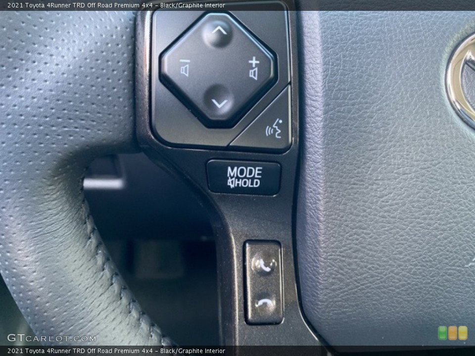 Black/Graphite Interior Steering Wheel for the 2021 Toyota 4Runner TRD Off Road Premium 4x4 #140821590