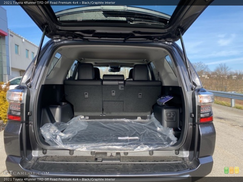 Black/Graphite Interior Trunk for the 2021 Toyota 4Runner TRD Off Road Premium 4x4 #140821653