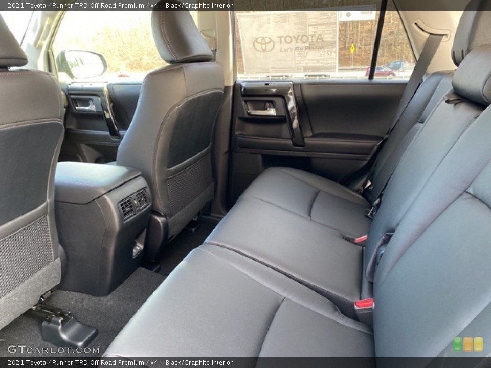 Black/Graphite Interior Rear Seat for the 2021 Toyota 4Runner TRD Off Road Premium 4x4 #140821656