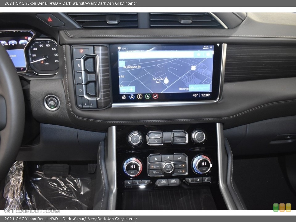 Dark Walnut/­Very Dark Ash Gray Interior Navigation for the 2021 GMC Yukon Denali 4WD #140822767