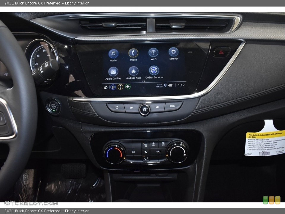 Ebony Interior Dashboard for the 2021 Buick Encore GX Preferred #140823616