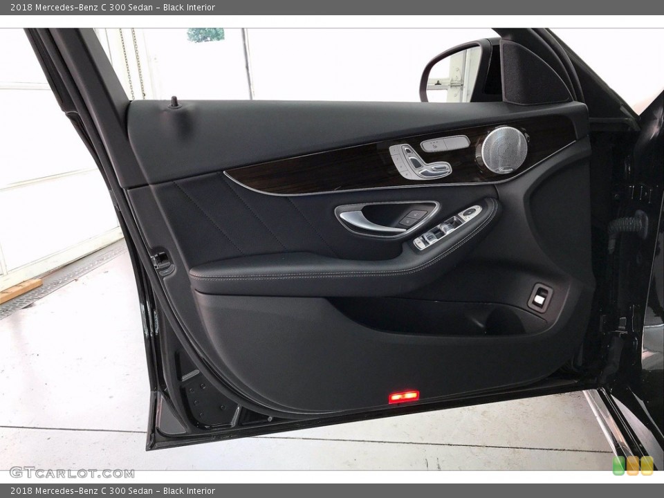 Black Interior Door Panel for the 2018 Mercedes-Benz C 300 Sedan #140824423