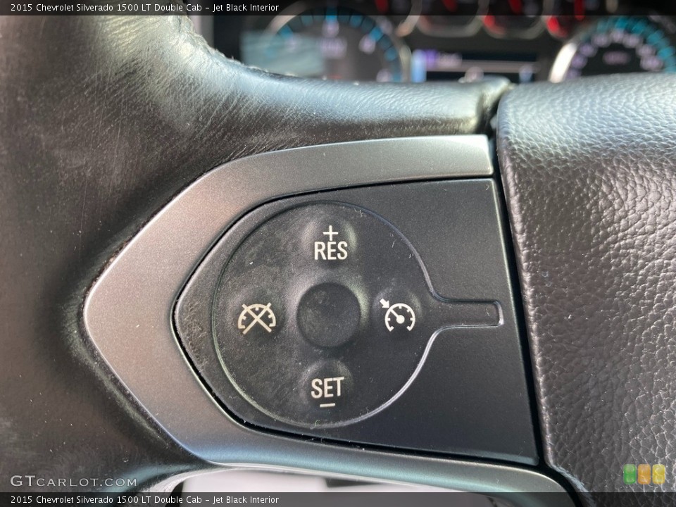 Jet Black Interior Steering Wheel for the 2015 Chevrolet Silverado 1500 LT Double Cab #140826059