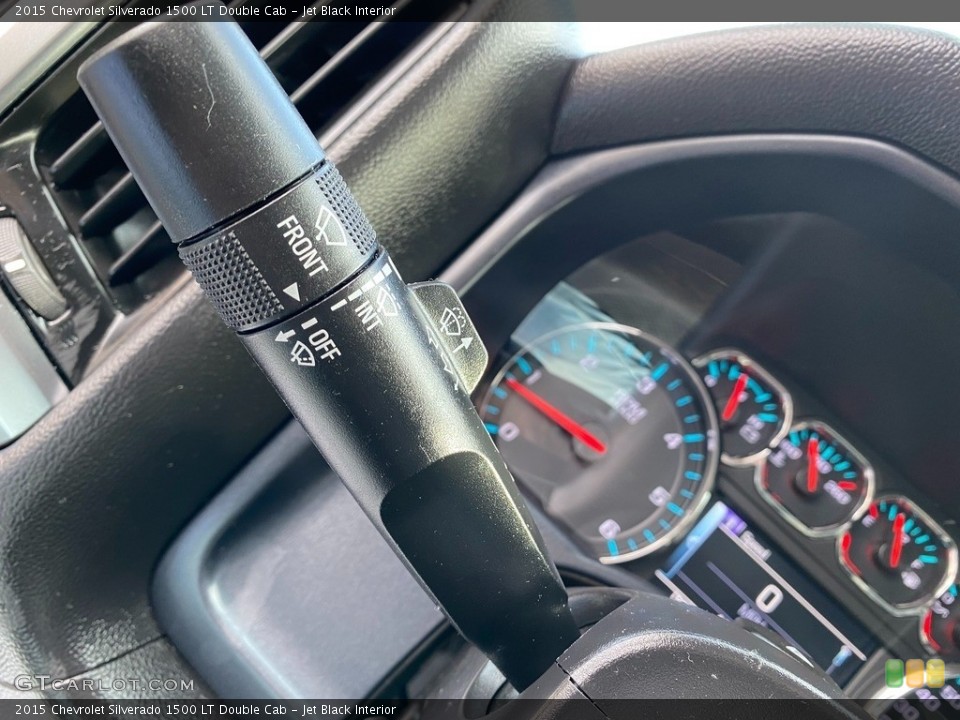 Jet Black Interior Controls for the 2015 Chevrolet Silverado 1500 LT Double Cab #140826103