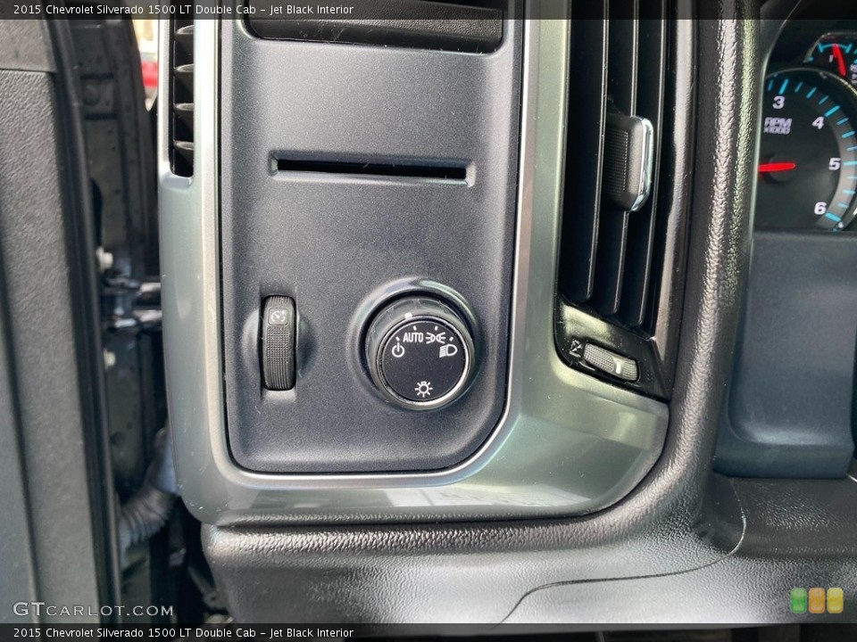 Jet Black Interior Controls for the 2015 Chevrolet Silverado 1500 LT Double Cab #140826130