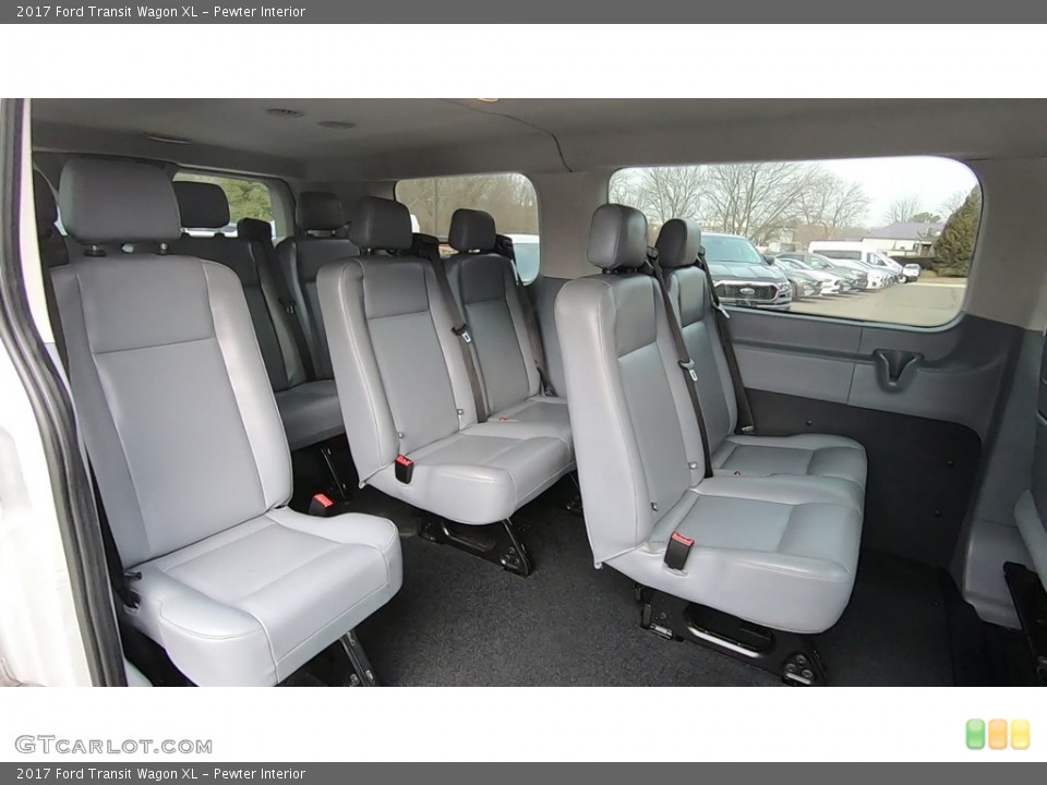 Pewter Interior Rear Seat for the 2017 Ford Transit Wagon XL #140826256