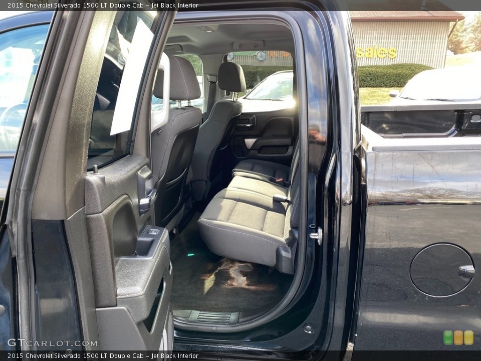 Jet Black Interior Rear Seat for the 2015 Chevrolet Silverado 1500 LT Double Cab #140826262