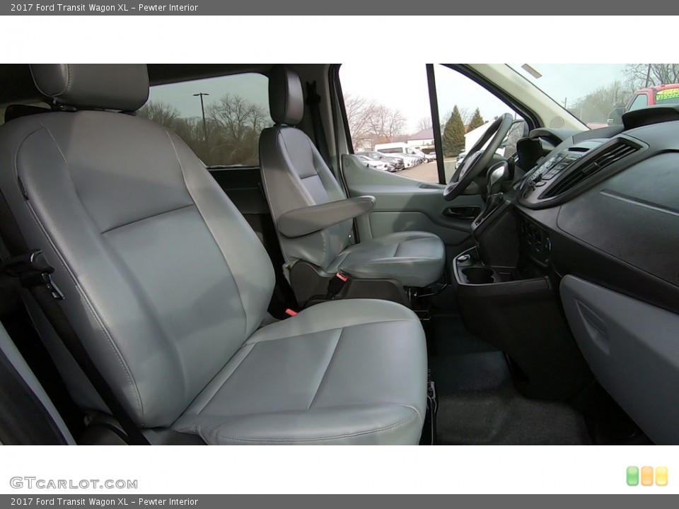 Pewter Interior Front Seat for the 2017 Ford Transit Wagon XL #140826284
